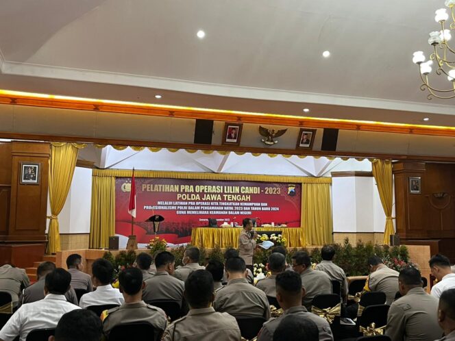 
					Latpraops Lilin Candi 2023, Polda Jateng Siapkan Pengamanan Natal dan Tahun Baru