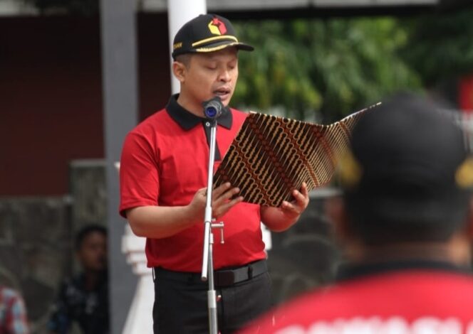 
					Siap Awasi Masa Tenang Pemilu 2024, Bawaslu Trenggalek Gelar Apel Siaga