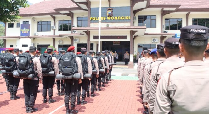 
					Kapolres Wonogiri Lepas Kepulangan 85 Personil BKO Polda Jateng, Usai Pengamanan Pemilu