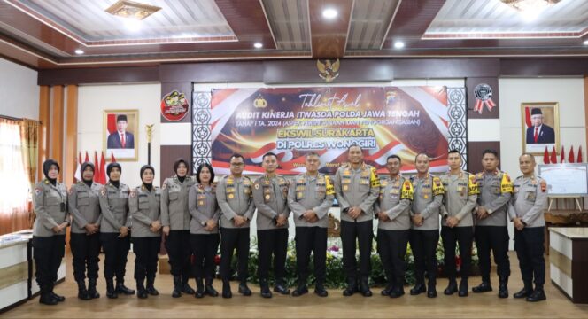 
					Polres Wonogiri Terima Kunjungan Tim Audit Irwasda Polda Jateng