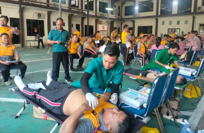
					Ratusan Personil Polres Wonogiri Jalani Rikkes Berkala