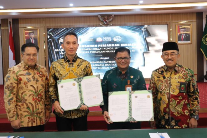 
					Kementerian ATR/BPN dan MA Jalin Kerja Sama untuk Perkuat Kapasitas Hakim dalam Menangani Kasus Pertanahan dan Tata Ruang