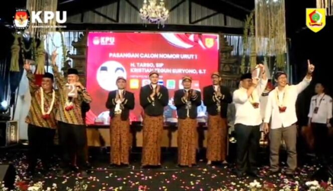 
					Pasangan Tangguh Nomor Urut 1, Setia Nomor Urut 2 di Pilkada Wonogiri