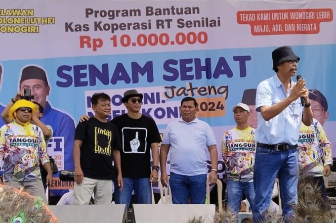 
					Pasangan Cabup dan Cawabup Wonogiri Tarso -Teguh: Pertahun RT Bakal Dapat Bantuan Dana Rp10 Juta Bukan Janji Kosong
