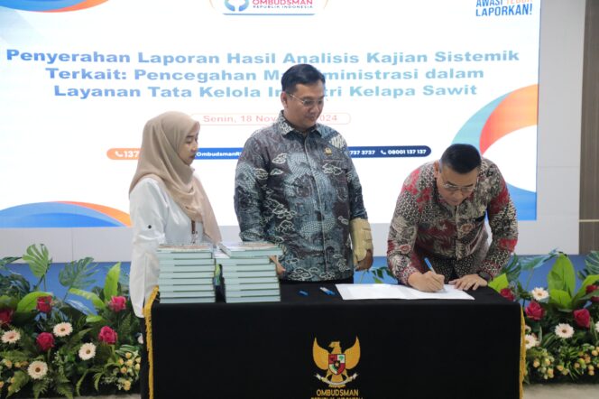 
					Kementerian ATR/BPN Terima Laporan Hasil Kajian Sistemik dari Ombudsman RI