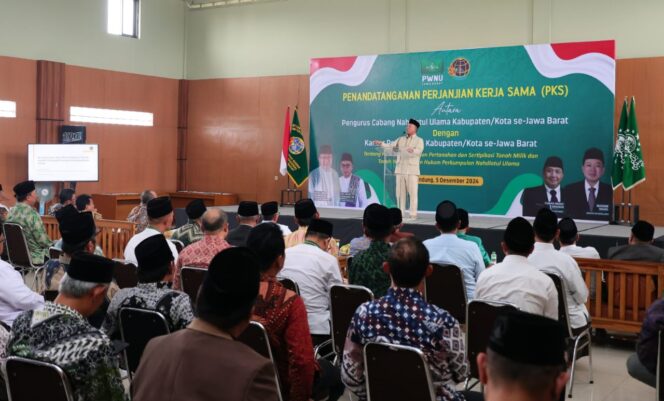 
					Menteri Nusron Wahid Dorong Sertipikasi Tanah Wakaf untuk Cegah Sengketa dan Konflik