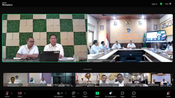 
					Pesan Menteri Nusron kepada Jajaran Kanwil BPN Provinsi NTB dan Bengkulu: Kita Tata SDM Sesuai dengan Beban Kerja