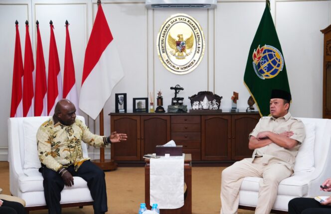 
					Koordinasi Kementerian ATR/BPN dengan Kementerian HAM, Bahas Legalisasi Tanah yang Memiliki Dampak Terhadap HAM