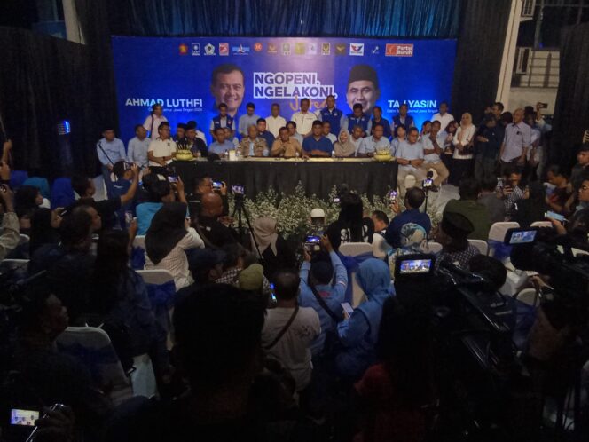 
					Pasangan Cagub-Cawagub Jawa Tengah, Ahmad Luthfi dan Taj Yasin, akan menggelar acara 