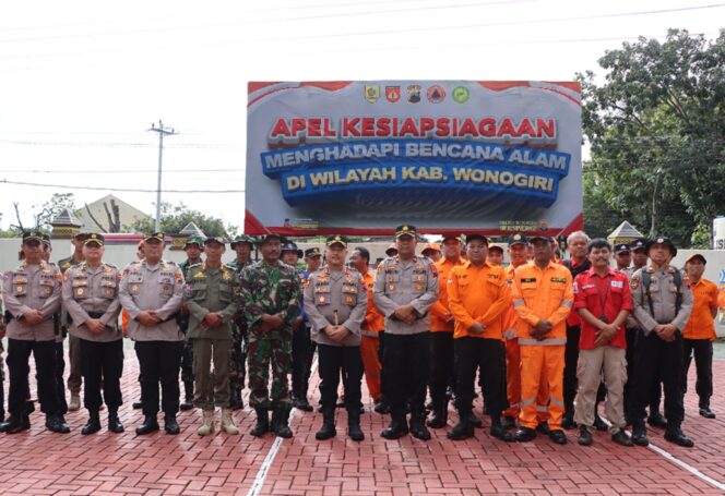 
					Antisipasi Bencana Alam, Polres Wonogiri Gelar Apel Kesiapsiagaan Tanggap Bencana