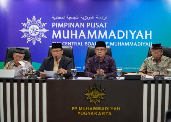 
					Konferensi pers di Kantor PP Muhammadiyah, Jl. Cik Ditiro No. 23, Yogyakarta, Rabu (12/2/2025)/ Foto: muhammadiyah.or.id