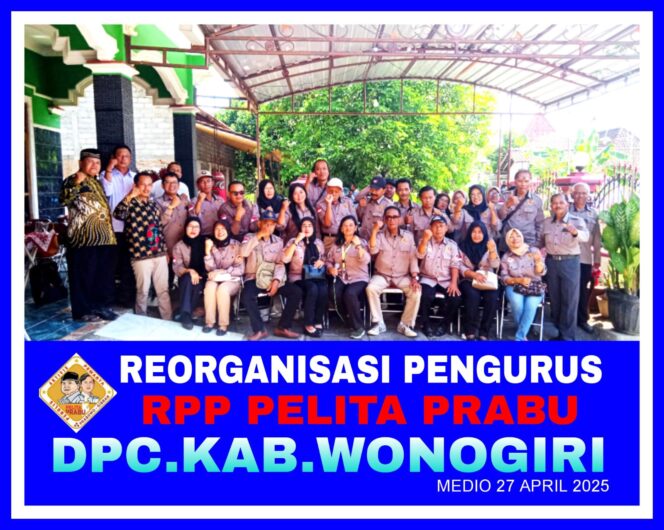 
					Minggu (27/4/2025), reorganisasi RPP Pelita Prabu DPC Kabupaten Wonogiri digelar di rumah Haji Suradi S.Pd, M.Pd di Desa Tandon, Kecamatan Selogiri. (Foto: Suwito Amy/ PNN)