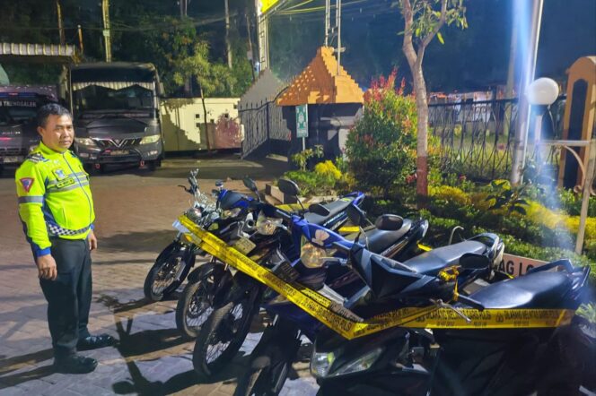 
					Polres Trenggalek Tertibkan Motor Berknalpot Bising