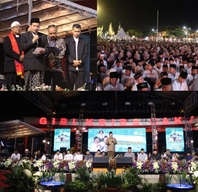 
					Ngaji Nyeni Sareng Polisi bersama KH Ahmad Anwar Zahid Meriahkan HUT Bhayangkara Ke-79 Polres Wonogiri