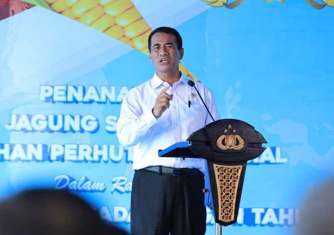 
					Menteri Pertanian: Berkat Kapolri dan Jajaran, Produksi Jagung Naik