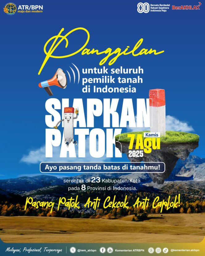 
					Halo SobATRBPN, Para Pemilik Tanah, Gimana sudah siap untuk mengikuti GEMAPATAS?