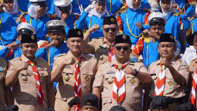 
					Kapolres Wonogiri Hadiri Pembukaan Jambore Pramuka di Embung Doho Girimarto