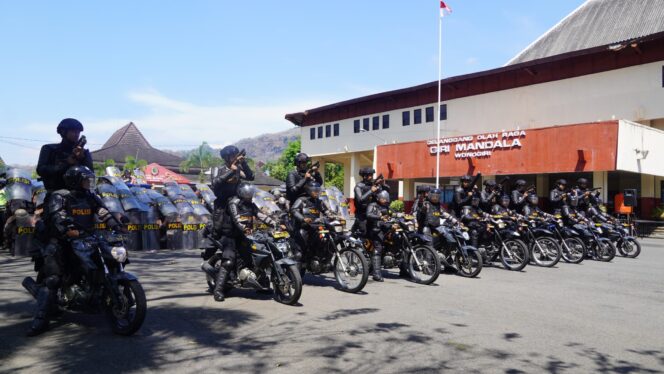 
					Simulasi Hadapi Demo Anarkis, Kapolres: Massa Bukan Musuh, Mereka Saudara Kita