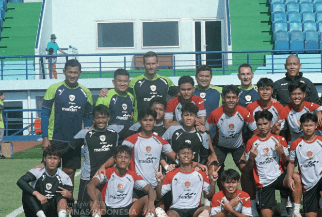 
					Skuad Garuda Muda menjalani latihan terakhir di Jakarta sebelum berangkat ke Piala Dunia U-17 2025. (Sumber: @TimnasIndonesia)