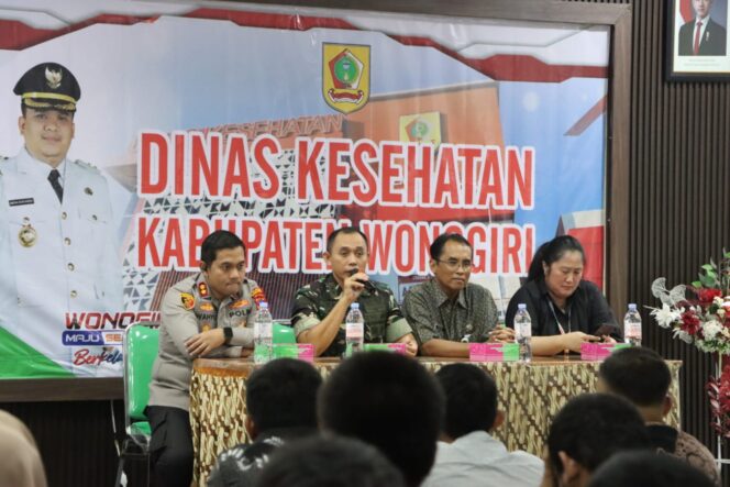 
					Kapolres, Dandim, dan Dinkes Wonogiri Gelar Rapat Koordinasi Penguatan Keamanan Pangan Program MBG