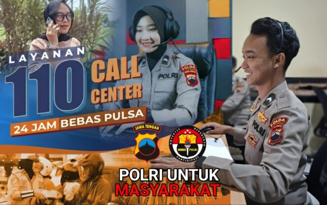
					Butuh Layanan Kepolisian Segera? Polda Jateng Persilahkan Masyarakat Manfaatkan Layanan 110