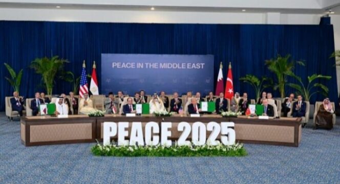 
					Presiden Prabowo Saksikan Penandatanganan Perjanjian Perdamaian dan Penghentian Perang Gaza