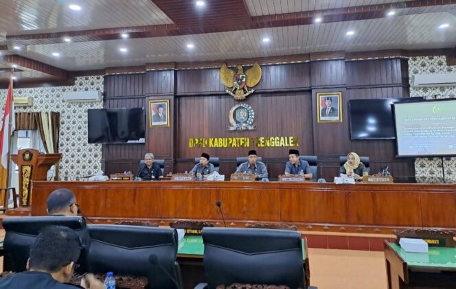 
					Sekda Trenggalek Sampaikan Jawaban Bupati Tentang Ranperda Pengelolaan Barang Milik Daerah