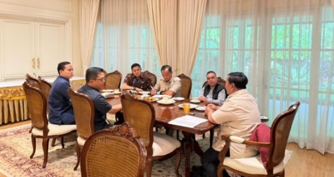 
					Presiden Prabowo Terima Wakil Ketua DPR dan Sejumlah Menteri Bahas Pemulihan Pascabencana dan Penugasan Awal Tahun