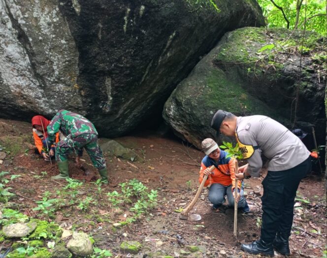 
					Hijaukan Lahan Kritis dan Cegah Longsor, 750 Bibit Pohon Ditanam di Area Hutan Lindung Kahyangan Tirtomoyo, Wonogiri