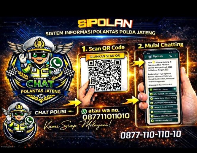 
					Cukup Lewat WhatsApp, Chatbot Polantas Jateng Bantu Pemudik Dapatkan Info Jalur dan Posko Pelayanan