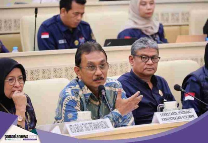 
					Dalu Agung Darmawan memaparkan urgensi transformasi STPN menjadi sekolah kedinasan berikatan dinas. (Foto: Normawan/ Kantah Wonogiri)