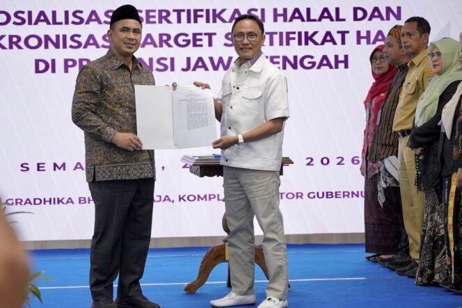 
					Dipuji Sekretaris BPJPH, Pemprov Jateng Terus Dorong Sertifikasi Halal