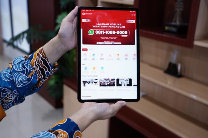 
					Transformasi digital layanan pertanahan diiringi penguatan aspek keamanan dan kepastian hukum. (Sumber Gambar : atrbpn.go.id).