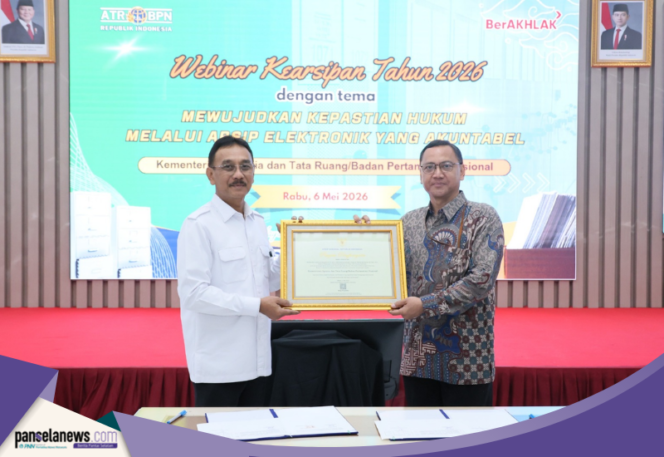 
					Skor 74,15! Transformasi Digital ATR BPN Dipuji ANRI, Raih Penghargaan Arsip