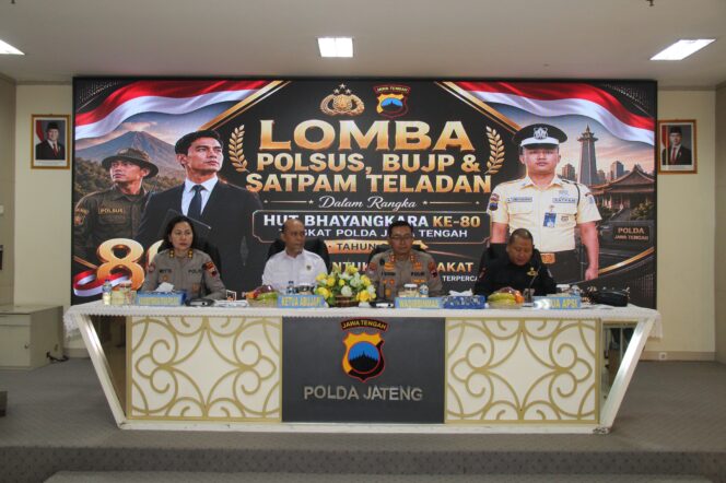 
					Polda Jateng Gelar Lomba Polsus, BUJP dan Satpam Teladan 2026 dalam Rangka HUT Bhayangkara ke-80, Dorong Lahirnya Personel Pengamanan Berintegritas