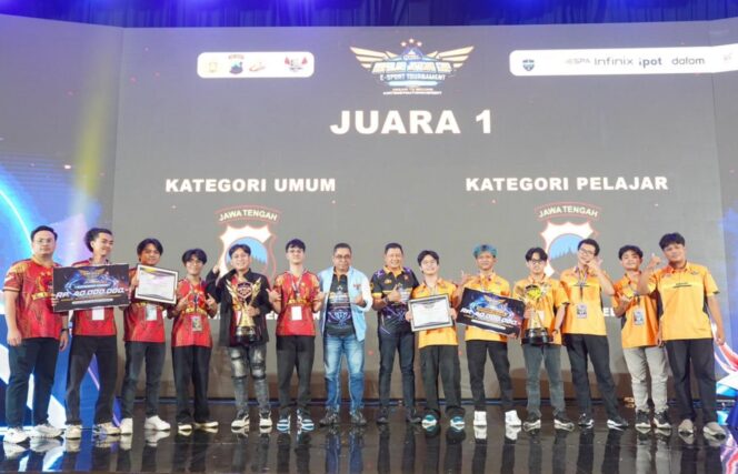 
					Duel Sengit di Grand Final Turnamen MLBB Kapolda Jateng Cup 2026, Lahirkan Dua Tim E-Sport Terbaik Jawa Tengah