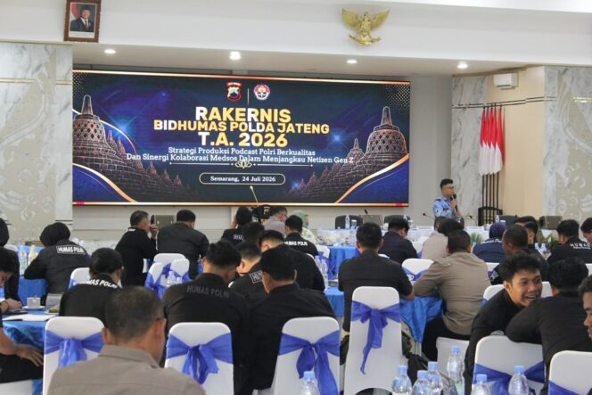 
					Jangkau Generasi Z, Polda Jateng Perkuat Strategi Podcast dan Kolaborasi Media Sosial
