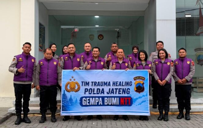 
					Bantu Pulihkan Psikologis Warga Pasca Gempa, Polda Jateng Berangkatkan Tim Trauma Healing ke NTT